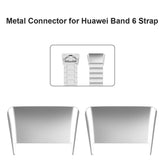 1 Pair Watch Strap Metal Connector Adapters for Huawei Honor Band 6 Accessories
